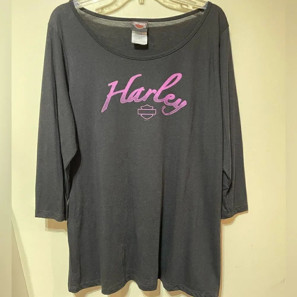 Harley Davidson Women’s Black Top Size 1XL NWOT